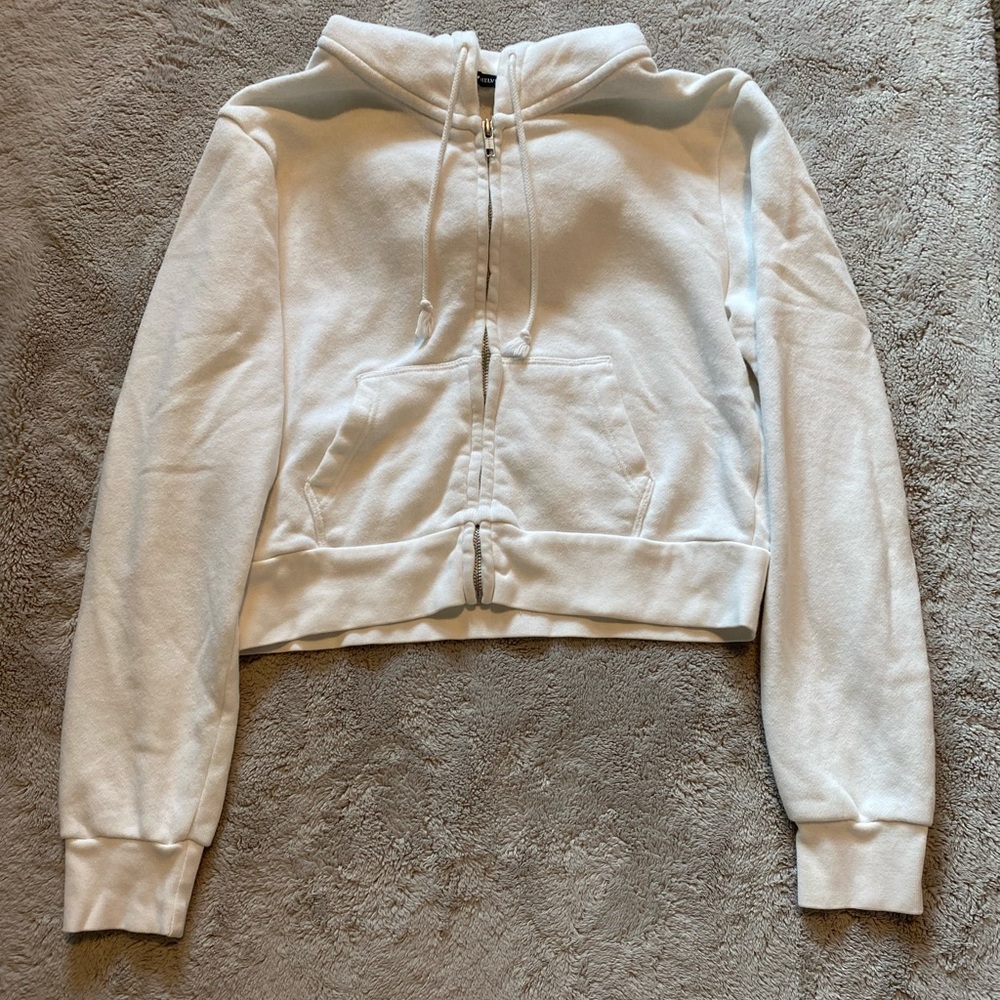 Brandy Melville Cropped Zip up